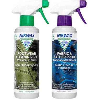 Footwear Cleaning Gel/Fabric and Leather Proof Avalynės Priežiūros Rinkinys