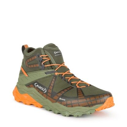 AKU Flyrock Mid GTX military green-orange