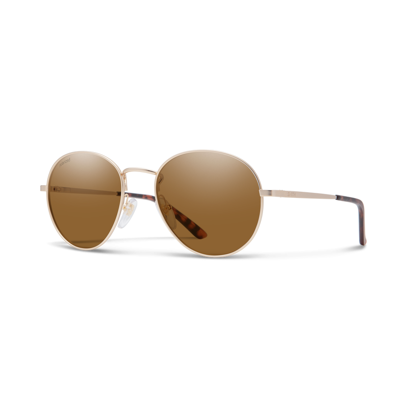 Smith Prep AOZ semtt gold polarized gold mirror akiniai