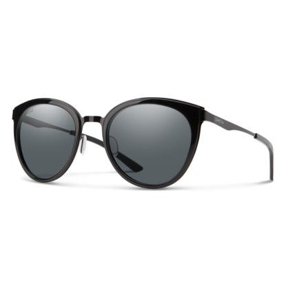 Smith Somerset matte black CP Polarized grey green akiniai