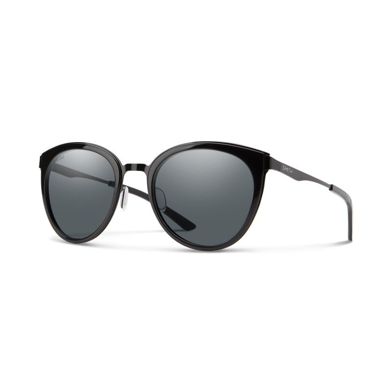 Smith Somerset matte black CP Polarized grey green akiniai