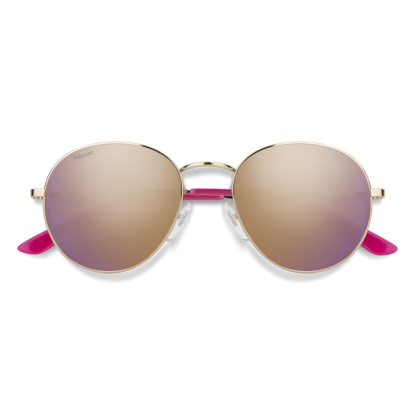 Smith Prep rose gold polarized bronze sunglasses