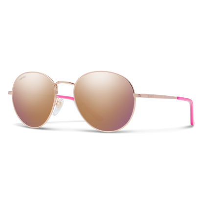 Smith Prep rose gold polarized bronze sunglasses