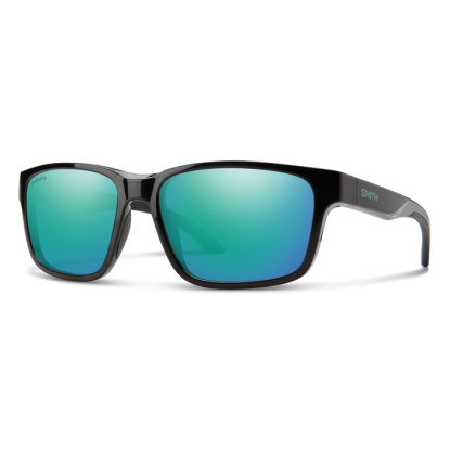 Smith Basecamp black CP polarized blue mirror akiniai