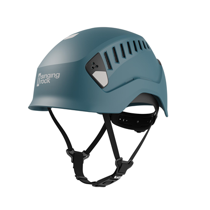 Singing Rock Blast berry blue helmet