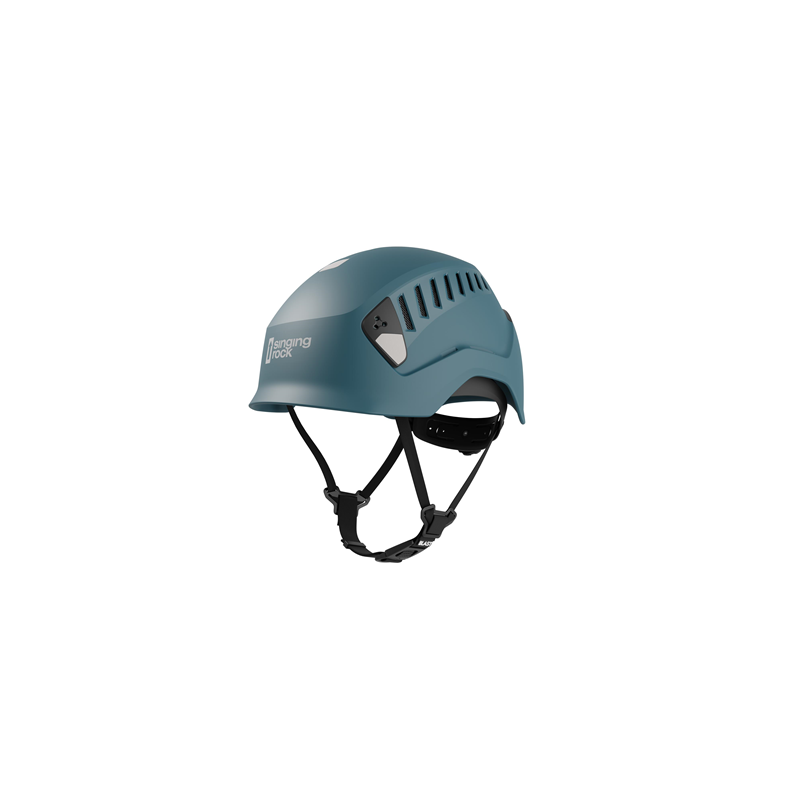 Singing Rock Blast berry blue helmet