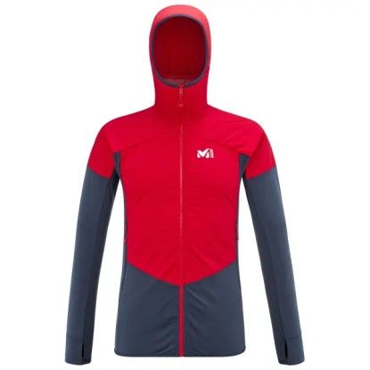 Millet Rutor Alpha hoodie saphir/rouge