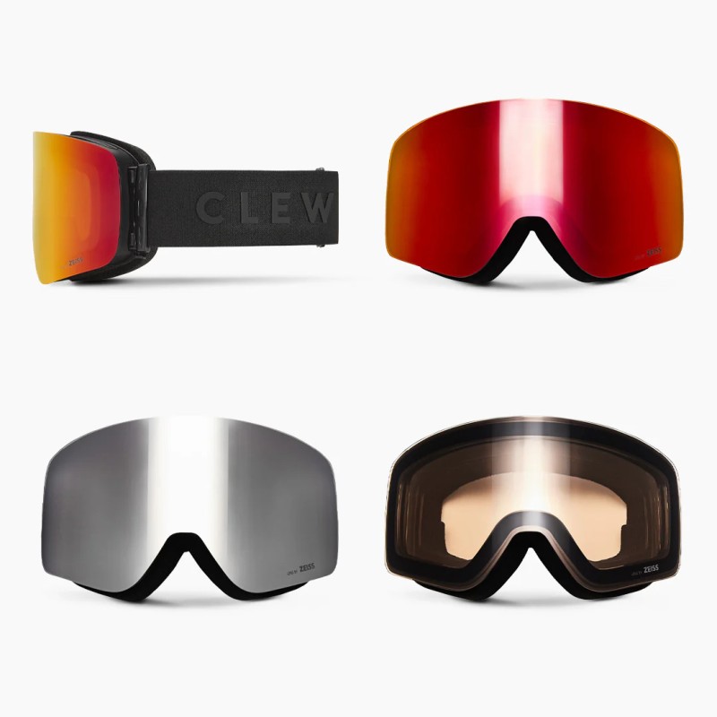 CLEW Magnetic Goggle Slim black – slidinėjimo akiniai su magnetiniais lęšiais | Expedition