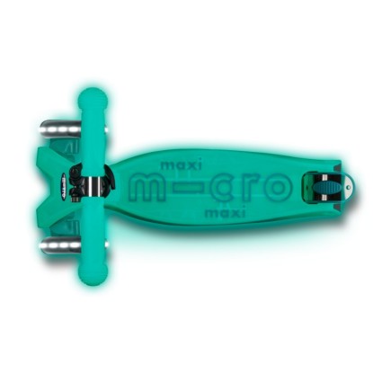 Maxi Micro Deluxe GLOW Led jelly green