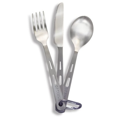 Optimus Titanium 3-piece cutlery set įrankiai