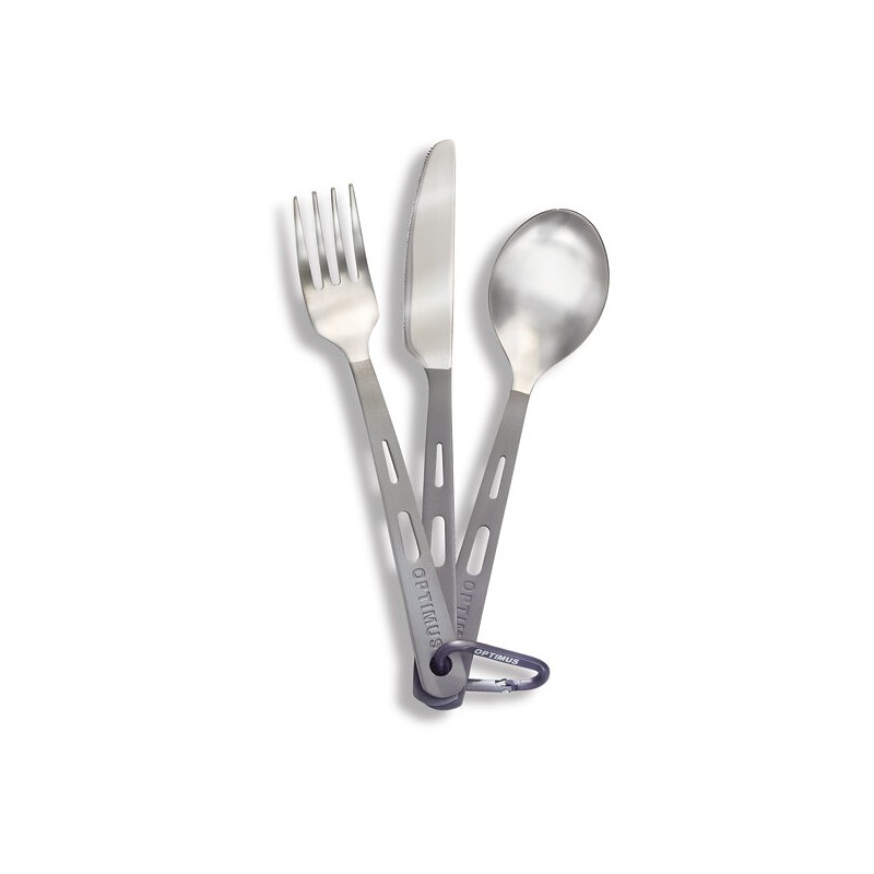 Optimus Titanium 3-piece cutlery set Optimus Titanium 3-piece cutlery set