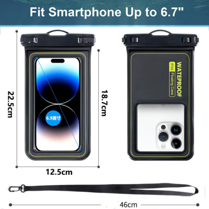Waterproof floating phone case ExpedGear