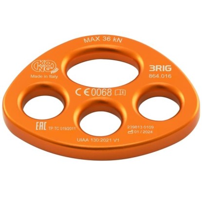 Saugos taškų plokštelė Kong 3 Rig orange