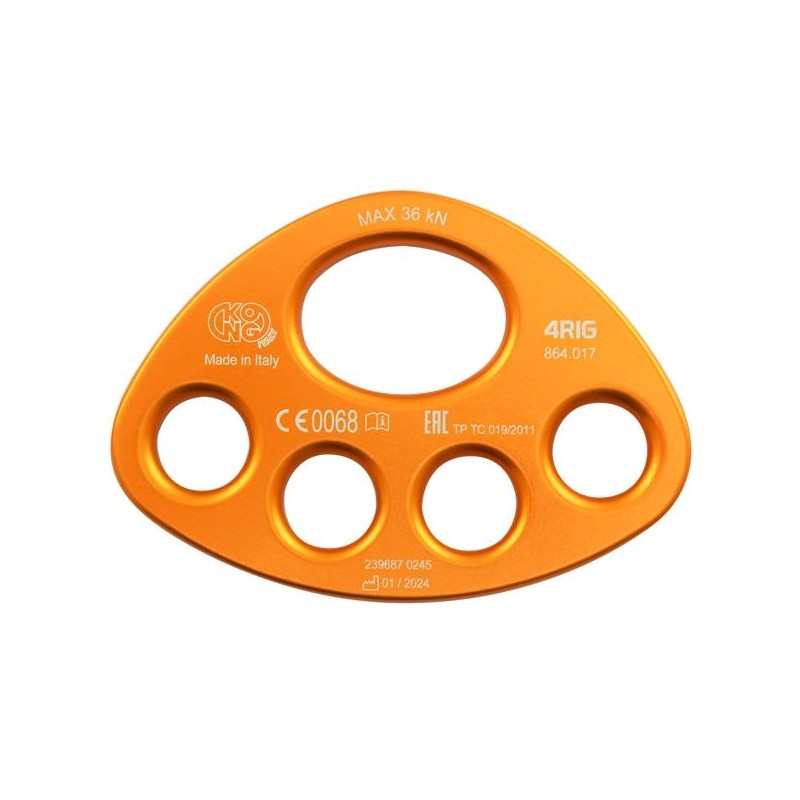 Kong 4 Rig orange rigging plate Kong 4 Rig orange rigging plate
