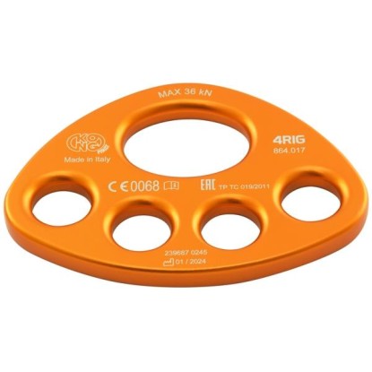 Kong 4 Rig orange rigging plate