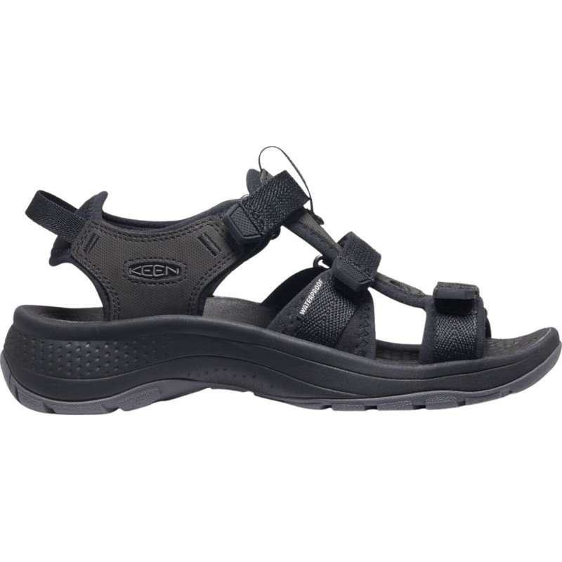 Keen Astoria West Open Toe women's black sandalai
