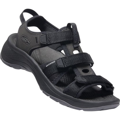 Keen Astoria West Open Toe women's black sandalai
