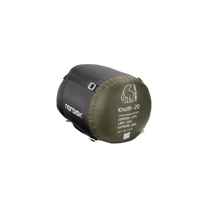 Nordisk Knuth -20C mummy forest night green miegmaišis