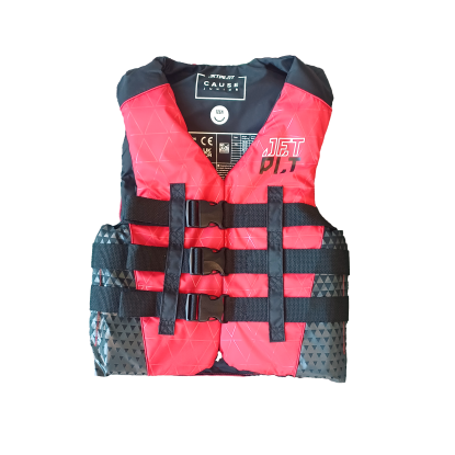 Jetpilot Cause Youth ISO 50N Neo red impact vest