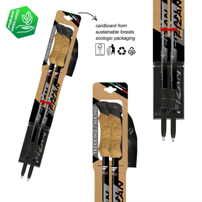 Fizan Compact 4 grey trekking poles