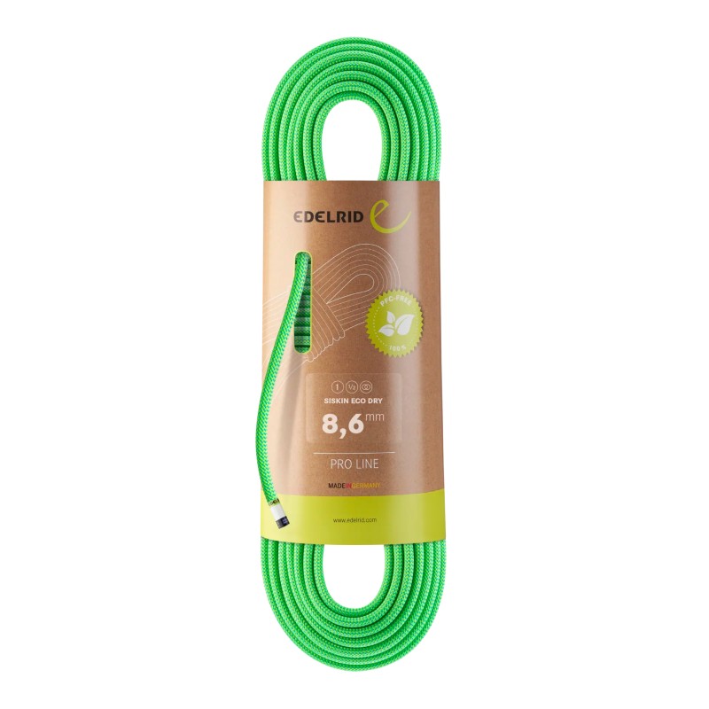 Edelrid Siskin Eco Dry 8,6mm 70m dinaminė virvė Edelrid Siskin Eco Dry 8,6mm 70m dinaminė virvė