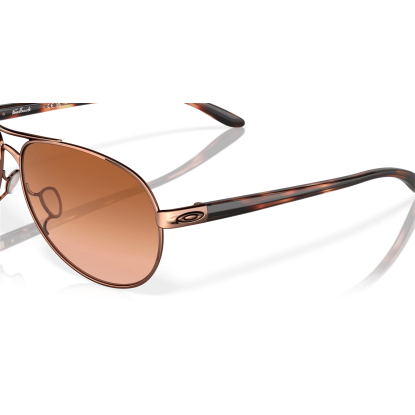 Oakley Feedback rose gold Prizm brown gradient