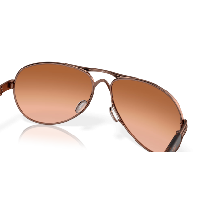 Oakley Feedback rose gold Prizm brown gradient