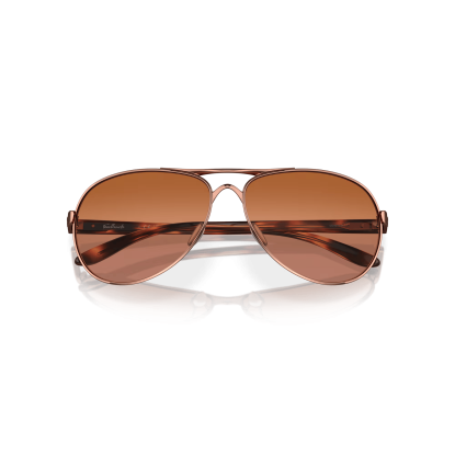 Oakley Feedback rose gold Prizm brown gradient