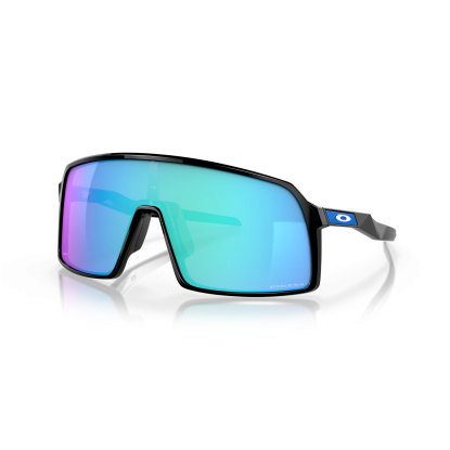 Oakley Sutro polished black Prizm sapphire sunglasses
