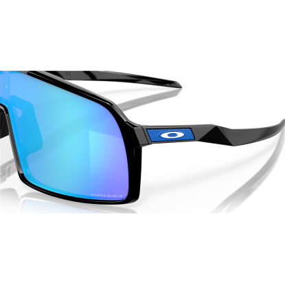 Oakley Sutro polished black Prizm sapphire sunglasses