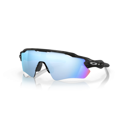 Oakley Radar EV Path matte black camo Prizm deep water polarized