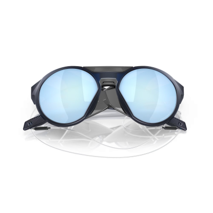 Oakley Clifden matte translucent blue prizm deep water polarized sunglasses
