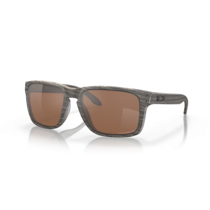 Oakley Holbrook XL woodgrain Prizm tungsten polarized akiniai