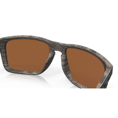 Oakley Holbrook XL woodgrain Prizm tungsten polarized akiniai