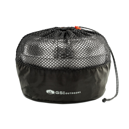 GSI Glacier Stainless Base Camper Medium puodų rinkinys