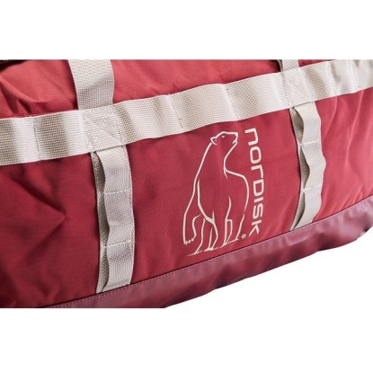 Nordisk Skara 75L gear bag burnt red krepšys
