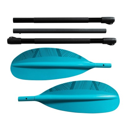 Spinera Performance Kayak Paddle teal baidarės irklas