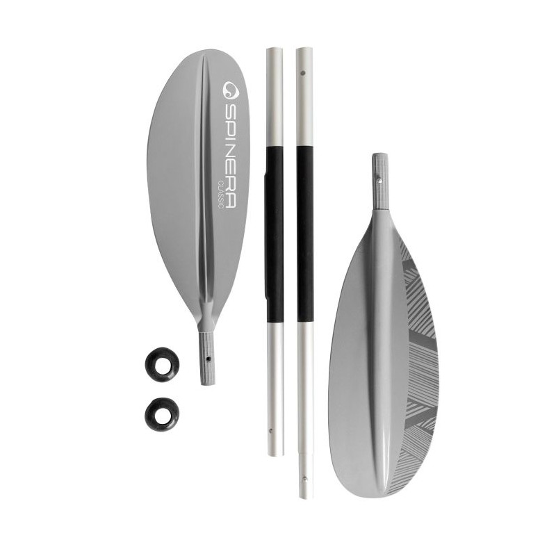 Spinera Kayak Paddle Classic grey baidarės irklas