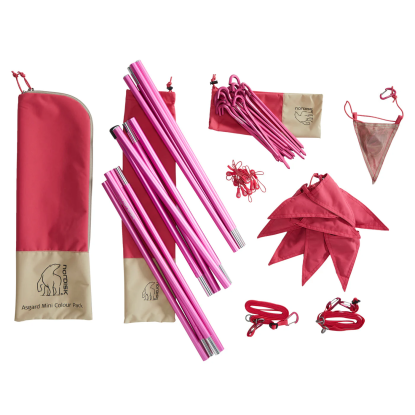 Nordisk Asgard Mini Colour Pack azalea cherry pink palapinės kuoliukai