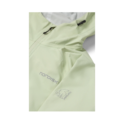 Nordisk Brenna celadon green womens waterproof jacket