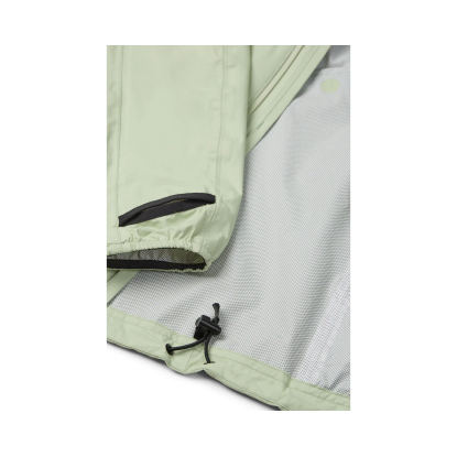 Nordisk Brenna celadon green womens waterproof jacket