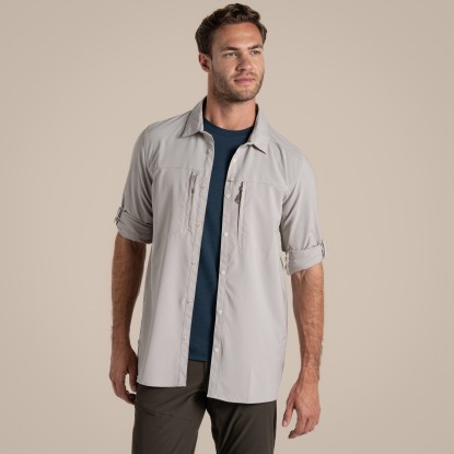 Craghoppers Adventure Long Sleeved Shirt Parchment