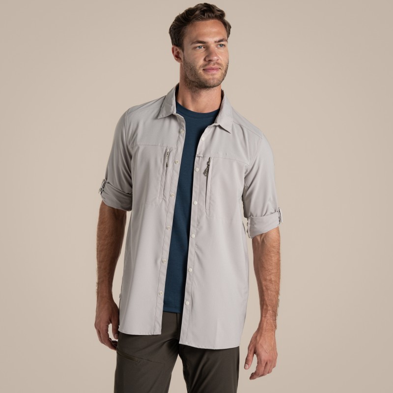 Craghoppers Adventure Long Sleeved Shirt Parchment
