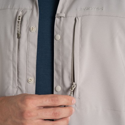 Craghoppers Adventure Long Sleeved Shirt Parchment