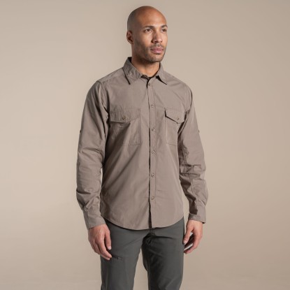 Craghoppers Kiwi II – lightweight long-sleeved travel shirt.
