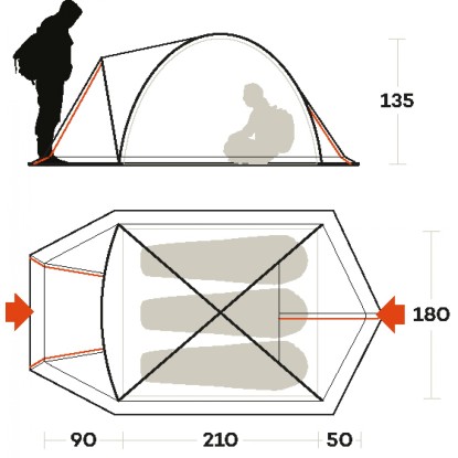 Ferrino Skyline 3 ALU tent