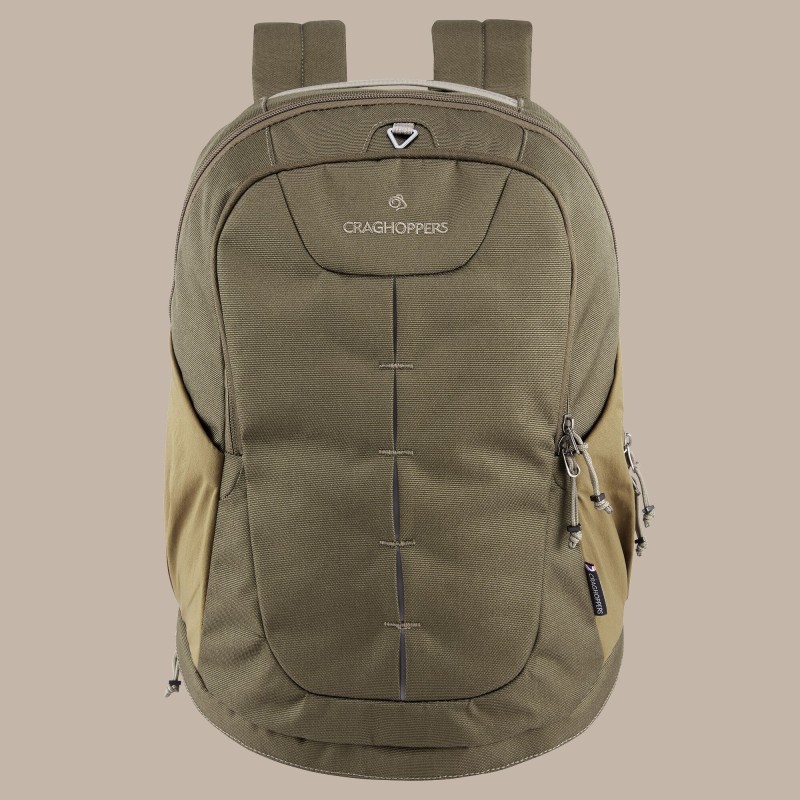 Craghoppers 25 L Anti-Theft Woodland Green – secure everyday backpack | Expedition.lt