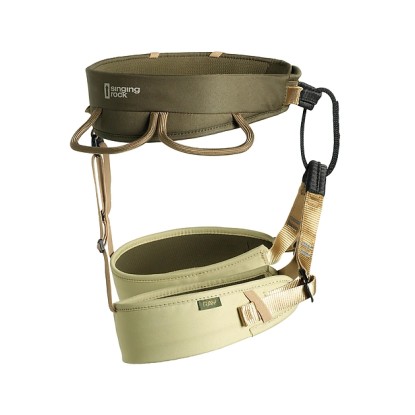 Singing Rock Ray green/olive  mountaineering harness