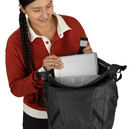 Osprey Transporter Zinch 22L raven black backpack