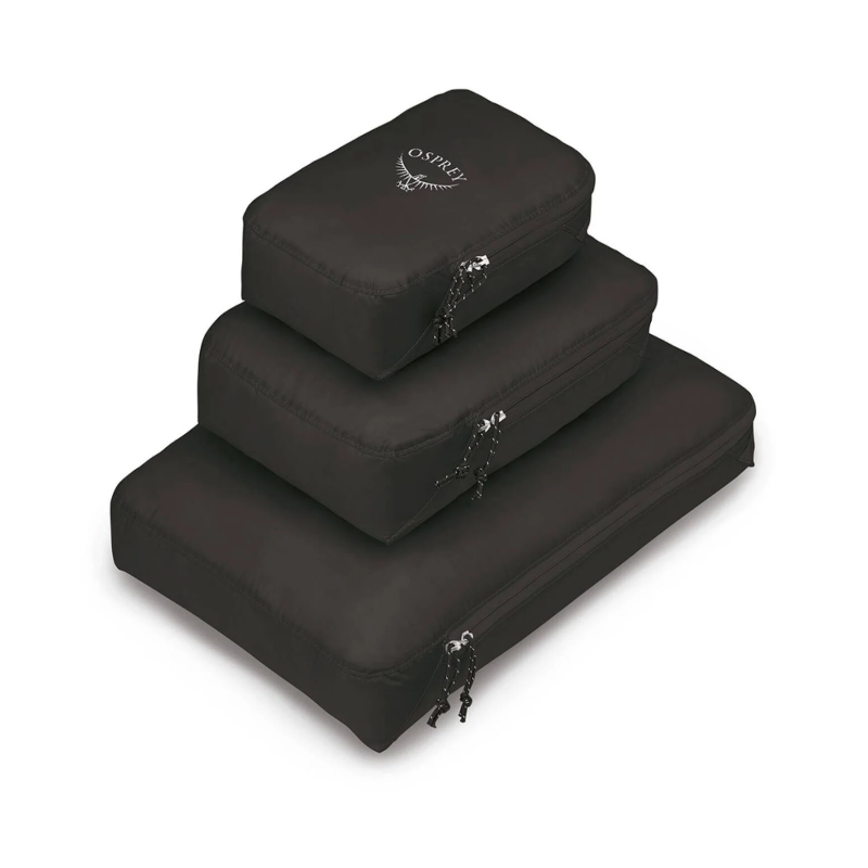 Osprey Ultralite Packing cubes set black pakavimo maišeliai